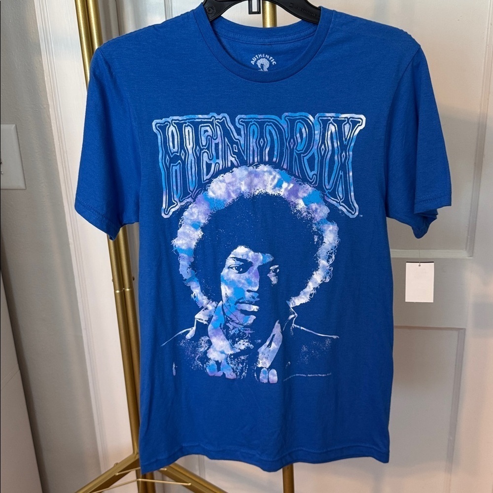 Jimi Hendrix Graphic Blue T-Shirt S NWT